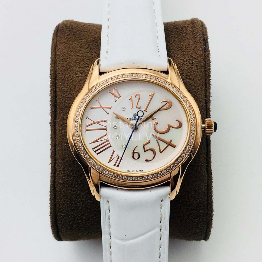 Audemars Piguet Tw Factory Flinque Spiral Pattern Watch White