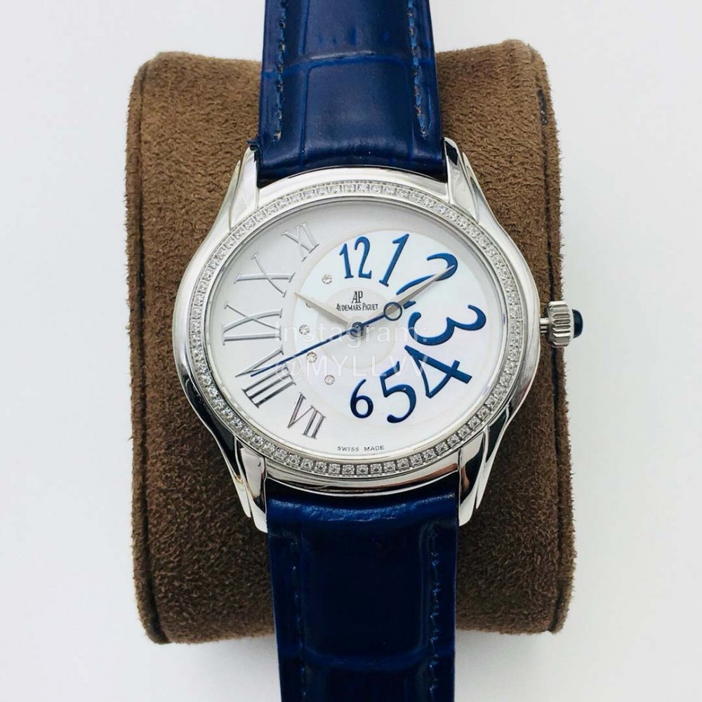 Audemars Piguet Tw Factory Flinque Spiral Pattern Navy Watch