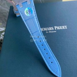 Audemars Piguet Crocodile Leather Strap Quartz Watch 67601 Blue