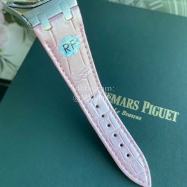 Audemars Piguet Crocodile Leather Strap Quartz Watch 67601 Pink