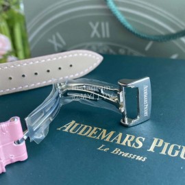 Audemars Piguet Crocodile Leather Strap Quartz Watch 67601 Pink