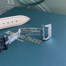 Audemars Piguet Crocodile Leather Strap Quartz Watch 67601 Black