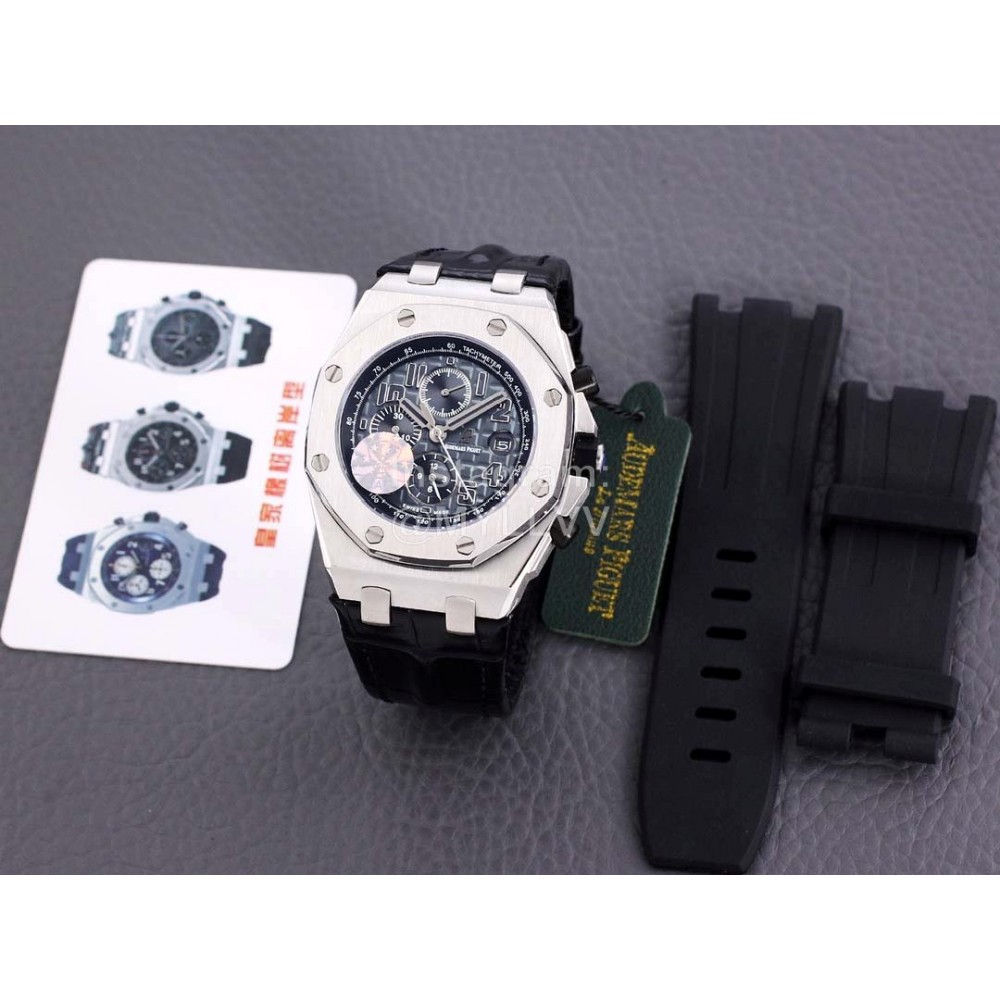 Audemars Piguet Crystal Glass Mechanical Watch For Men Black