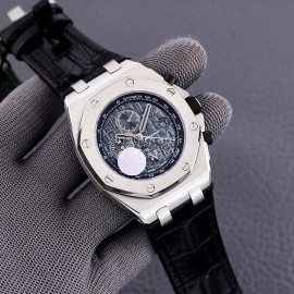 Audemars Piguet Crystal Glass Mechanical Watch For Men Black