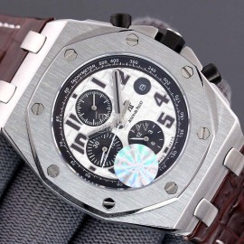 Audemars Piguet Crystal Glass Mechanical Watch For Men Brown