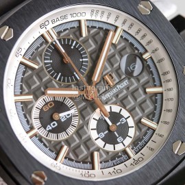 Audemars Piguet Silicone Strap 44mm Dial Diameter Watch Black