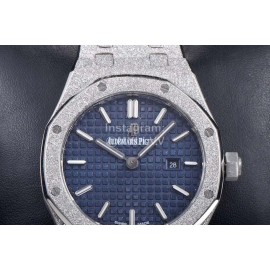 Audemars Piguet Fashion Diamond Watch For Women Navy