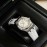 Audemars Piguet Crocodile Skin Strap Calendar Watch For Women White