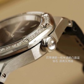 Audemars Piguet Crocodile Skin Strap Calendar Watch For Women Black