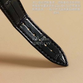 Audemars Piguet Crocodile Skin Strap Calendar Watch For Women Black