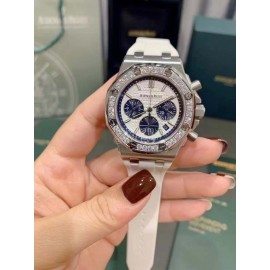 Audemars Piguet 316l Fine Steel Case Multifunctional Watch For Women White