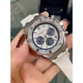 Audemars Piguet 316l Fine Steel Case Multifunctional Watch For Women White