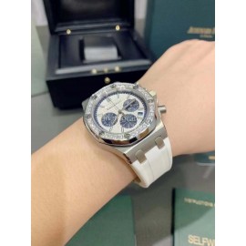 Audemars Piguet 316l Fine Steel Case Multifunctional Watch For Women White