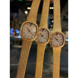 Audemars Piguet Retro Diamond Watch For Women Gold