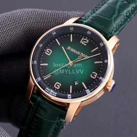 Audemars Piguet Crystal Glass Case Mechanical Watch Green
