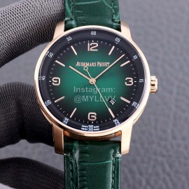 Audemars Piguet Crystal Glass Case Mechanical Watch Green