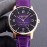 Audemars Piguet Crystal Glass Case Mechanical Watch Purple