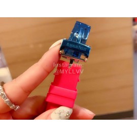 Audemars Piguet Rubber Strap Sapphire Glass Watch For Women Rose Red