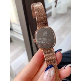 Audemars Piguet Retro Diamond Dial Watch For Women Rose Gold