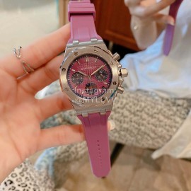 Audemars Piguet Lady Tapisserie 316l Fine Steel Case Watch For Women