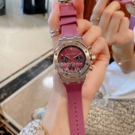 Audemars Piguet Lady Tapisserie 316l Fine Steel Case Watch For Women