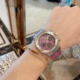 Audemars Piguet Lady Tapisserie 316l Fine Steel Case Watch For Women