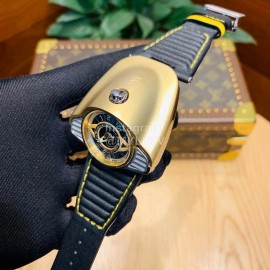 Azimuth Automobile Series Life Waterproof Watch Gold