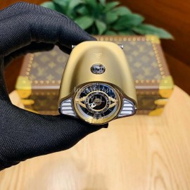 Azimuth Automobile Series Life Waterproof Watch Gold