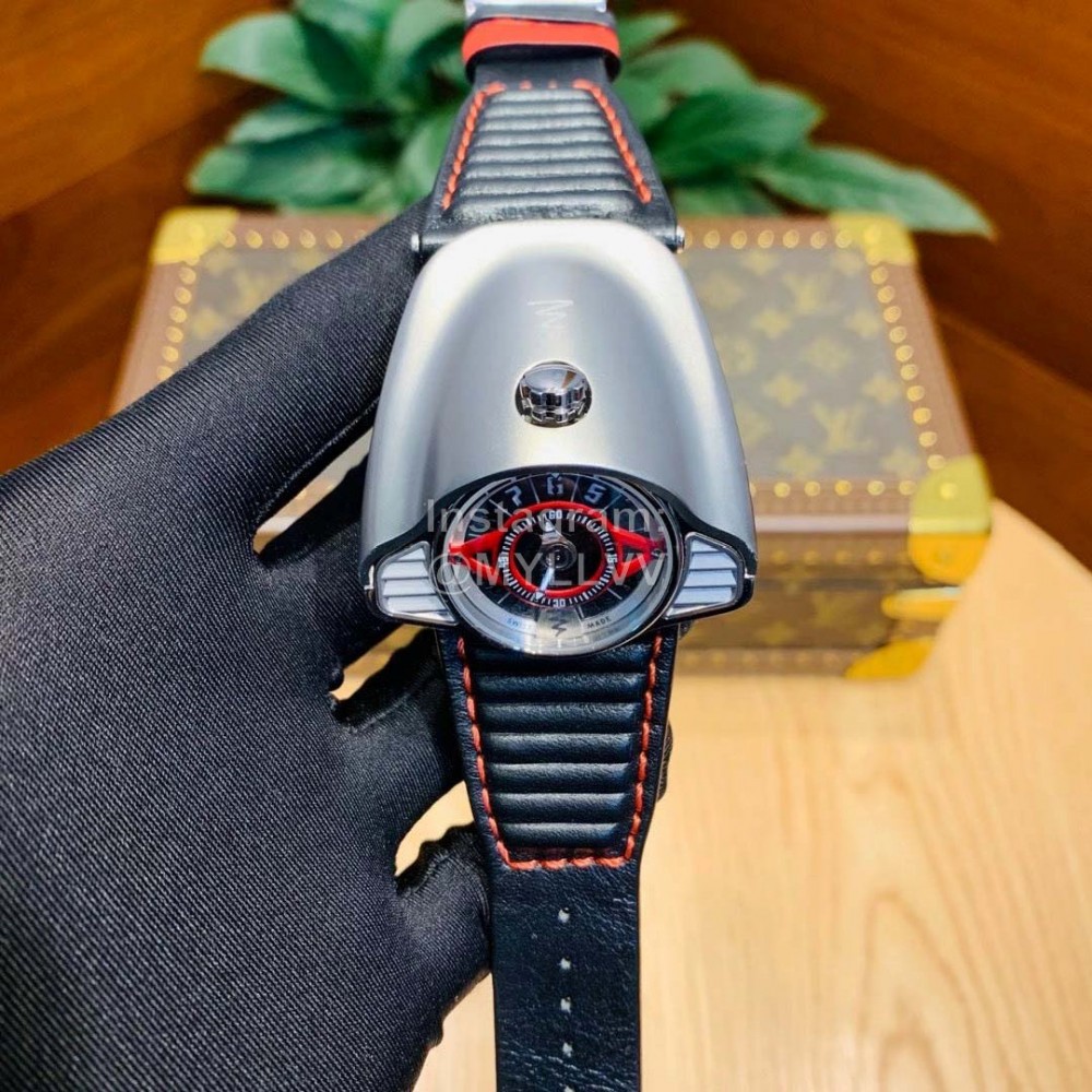 Azimuth Automobile Series Life Waterproof Watch Silver