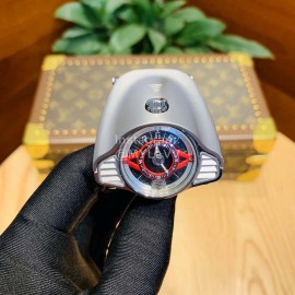 Azimuth Automobile Series Life Waterproof Watch Silver