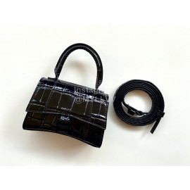Balenciaga Mini Fashion Black Leather Crossbody Bag Handbag