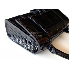 Balenciaga Mini Fashion Black Leather Crossbody Bag Handbag