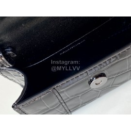 Balenciaga Mini Fashion Black Leather Crossbody Bag Handbag