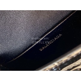 Balenciaga Mini Fashion Black Leather Crossbody Bag Handbag