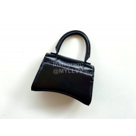Balenciaga Mini Fashion Leather Crossbody Bag Black Handbag