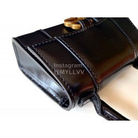 Balenciaga Mini Fashion Leather Crossbody Bag Black Handbag
