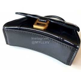Balenciaga Mini Fashion Leather Crossbody Bag Black Handbag
