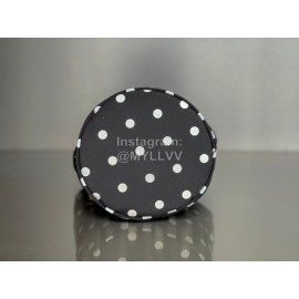 Balenciaga Canvas Wheel Drawstring Bucket Bag For Women