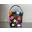 Balenciaga Love Graffiti Canvas Wheel Drawstring Bucket Bag For Women