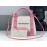 Balenciaga Medium Cotton Canvas Calfskin Casual Tote Bag Pink