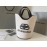 Balenciaga Small New Canvas Bucket Handbag For Women White