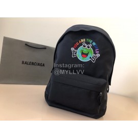 Balenciaga Black Fashion Backpack