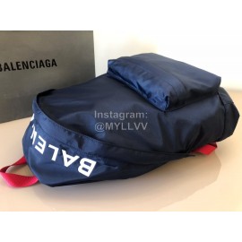 Balenciaga Fashion Backpack Navy