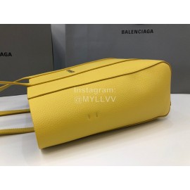 Balenciaga Large Cowhide Crossbody Tote Bag Handbag Yellow