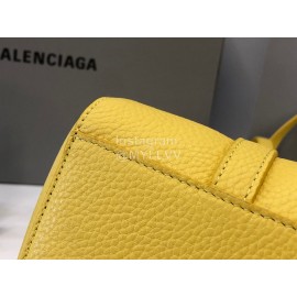 Balenciaga Large Cowhide Crossbody Tote Bag Handbag Yellow