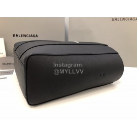 Balenciaga Large Cowhide Crossbody Tote Bag Handbag Black