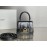 Balenciaga Black Cowhide Gold Buckle Handbag