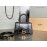 Balenciaga Mini Black Cowhide Gold Buckle Handbag