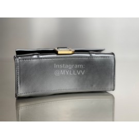 Balenciaga Mini Black Cowhide Gold Buckle Handbag