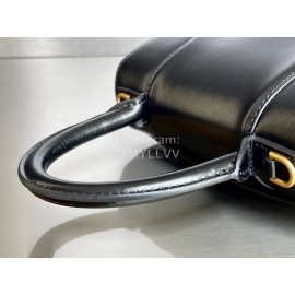 Balenciaga Mini Black Cowhide Gold Buckle Handbag